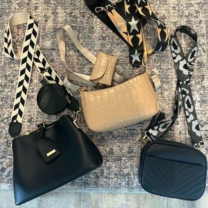 CLOSET CLEANOUT! Assorted Purses (3) + Additional Straps (2)